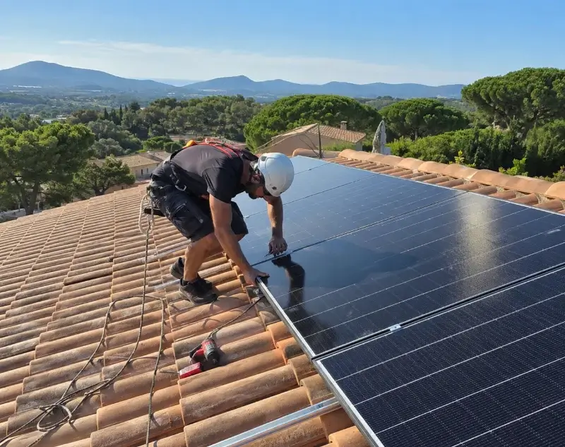 Installateur panneaux solaires Séguret — pose photovoltaïque sur toiture