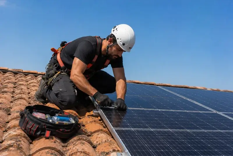Maintenance et monitoring de panneaux solaires à Séguret