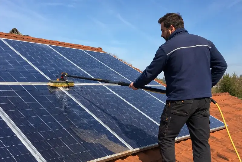 Nettoyage et entretien de panneaux solaires à Séguret