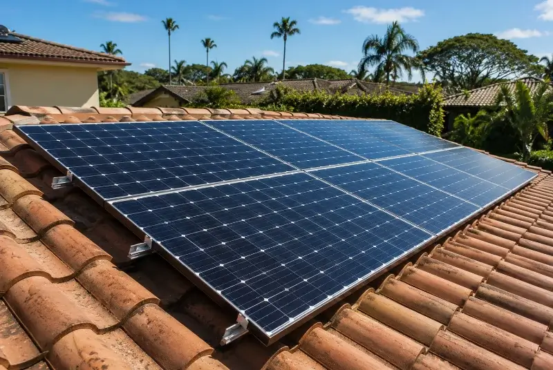 Installation de panneaux solaires à Séguret